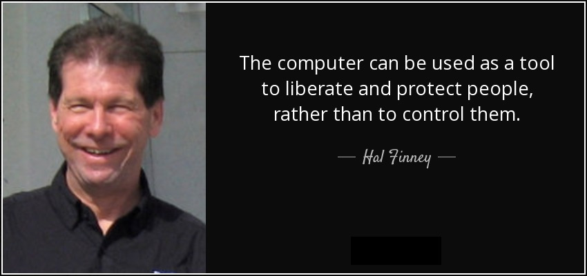 Hal Finney (DEP), nexo entre el cypherpunk y Bitcoin